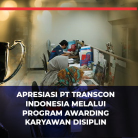 通过纪律员工奖励计划表彰 PT Transcon Indonesia